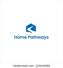 Home Pathway Logo For Real Estate Vector