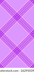 Casa padrão verificar têxtil, textura de tecido de tartan infantil. Outro vetor de fundo sem costura xadrez na paleta de cores violeta e brilhante.
