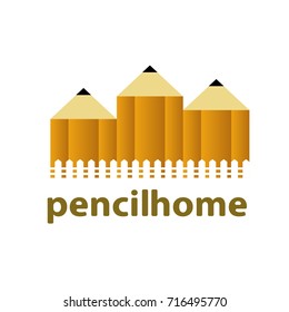 the home pencil logo