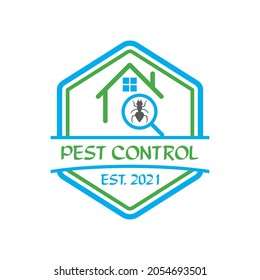 logotipo de plagas en el hogar, logotipo de control de plagas