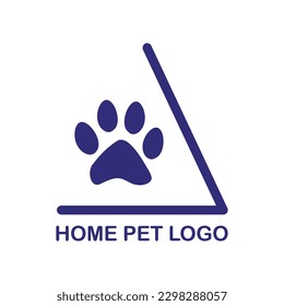 Home pet logo design, Pet shop logo design, pet supply store.
