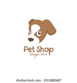 Home Pet Shop Logo Icon Template Design. Vector Illustration