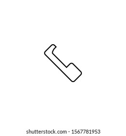 Home phone icon. Support service symbol. Logo design element