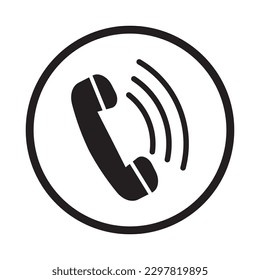 home phone icon vector illustration logo design