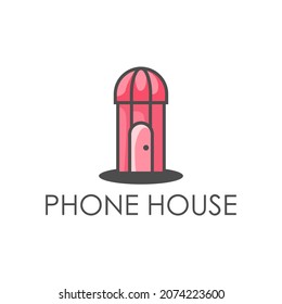 Home Phone Logo Design Vector