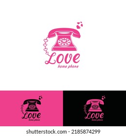 home phone logo Design vector technology