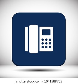 Home phone  vector icon