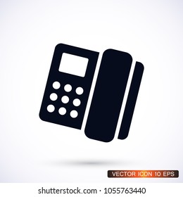 Home phone  vector icon