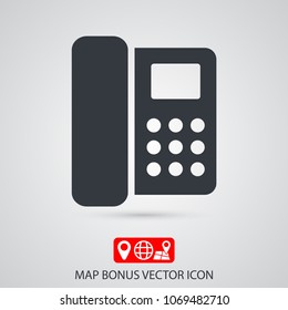 Home phone  vector icon