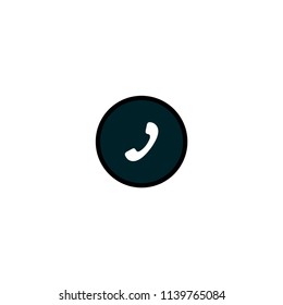 Home phone vector icon