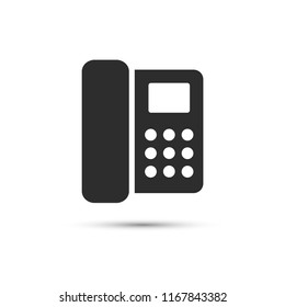 Home phone  vector icon