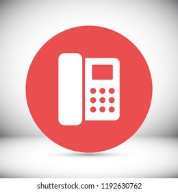 Home phone  vector icon