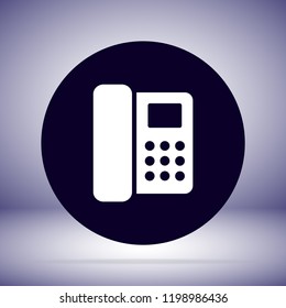 Home phone vector icon
