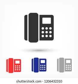 Home phone  vector icon