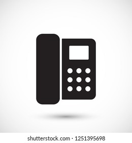Home phone  vector icon