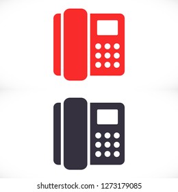 Home phone  vector icon
