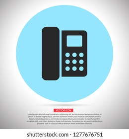 Home phone  vector icon