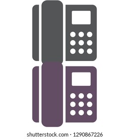 Home phone  vector icon