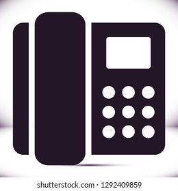 Home phone  vector icon