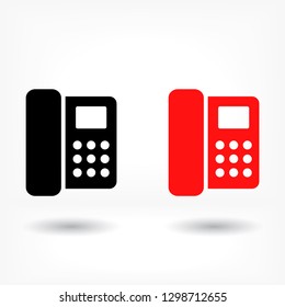 Home phone  vector icon