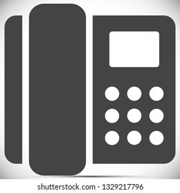 Home phone  vector icon