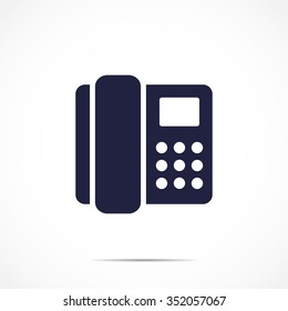 home phone vector icon 
