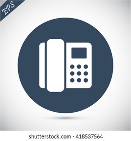 home phone vector icon 