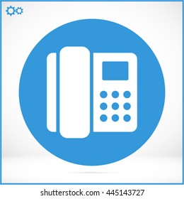 home phone vector icon 