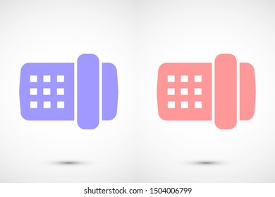 Home Phone vector icon. Home Phone for communication icon. Home Phone for web design icon .Home Phone for online communication icon.