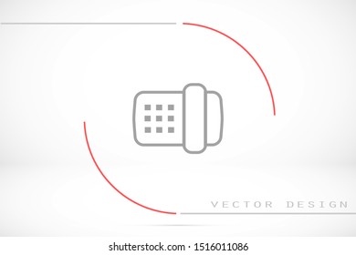 Home Phone vector icon. Home Phone for communication icon. Home Phone for web design icon .Home Phone for online communication icon.
