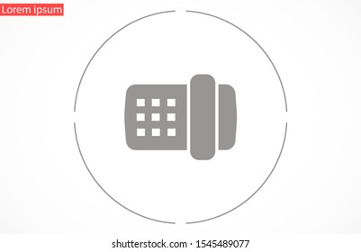 Home Phone vector icon. Home Phone for communication icon. Home Phone for web design icon .Home Phone for online communication icon.