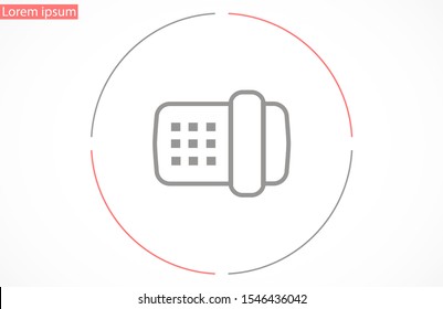 Home Phone vector icon. Home Phone for communication icon.