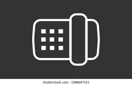 Home Phone vector icon. Home Phone for communication icon. Home Phone for web design icon .Home Phone for online communication icon.