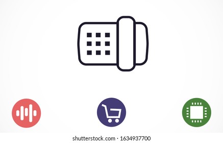 Home Phone vector icon. Home Phone for communication icon. Home Phone for web design icon .Home Phone for online communication icon.