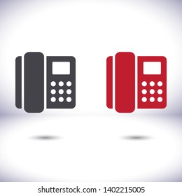 Home phone  vector icon , lorem ipsum Flat design