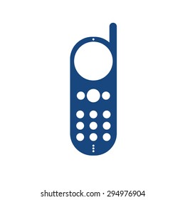home phone vector on white background