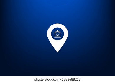 Home pin , Map pin icon