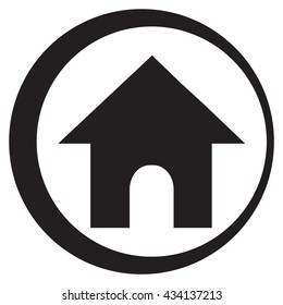 Home pin map icon
