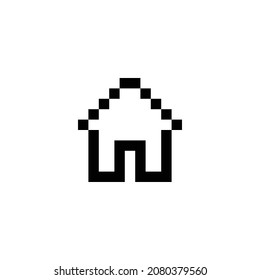 diseño de iconos perfecto para píxeles de inicio. Diseño de estilo plano aislado en un fondo blanco. Ilustración del vector