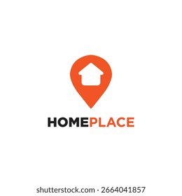 Inicio Lugar Logo Vector Moderno