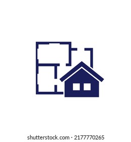 Home Plan, Room Layout Icon