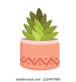 Home Plant Cactus Illustration Vector Clipart