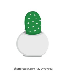 Home Plant Cactus Illustration Vector Clipart