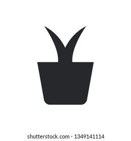 home plant flat vector icon