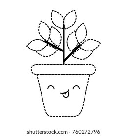 home plant kawaii character