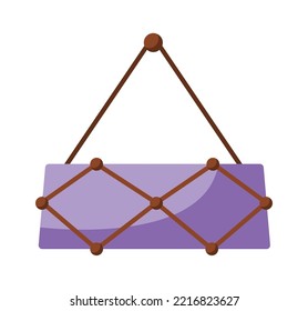 Home plant pot flat illustration