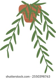 Inicio Ilustración vectorial de maceta de planta