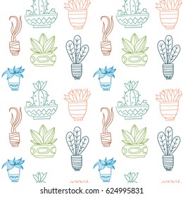 Home plants pattern