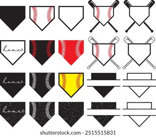 Home Plate, Baseball Home Plate, Baseball Stitches, Baseball Plate Clip Art