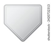 home plate symbol icon graphic